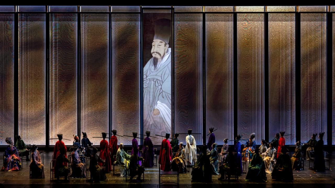 《蘇堤春曉》演出現(xiàn)場。國家話劇院供圖