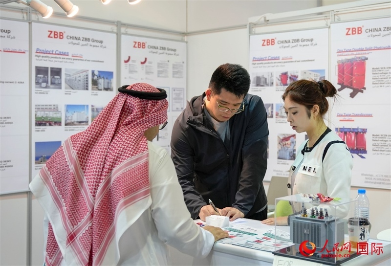 展會現(xiàn)場。人民網(wǎng) 塔里克·易卜拉欣攝