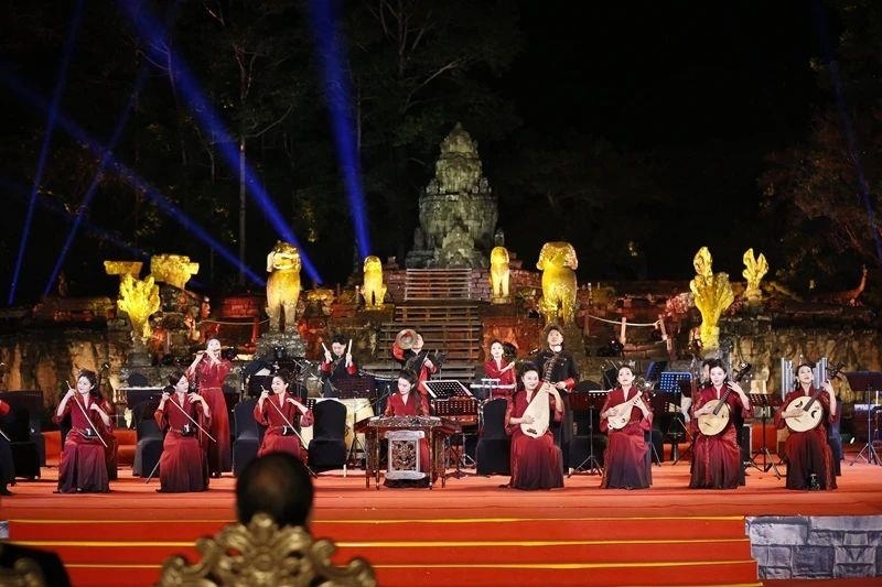 2024年1月13日，在柬埔寨暹粒舉行的“中柬人文交流年”啟動(dòng)儀式。