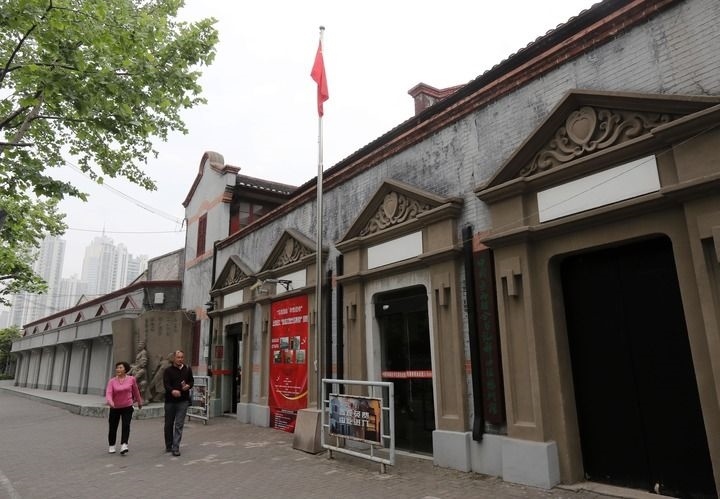 這是2018年5月1日拍攝的中國勞動組合書記部舊址陳列館外景。新華社記者 劉穎 攝