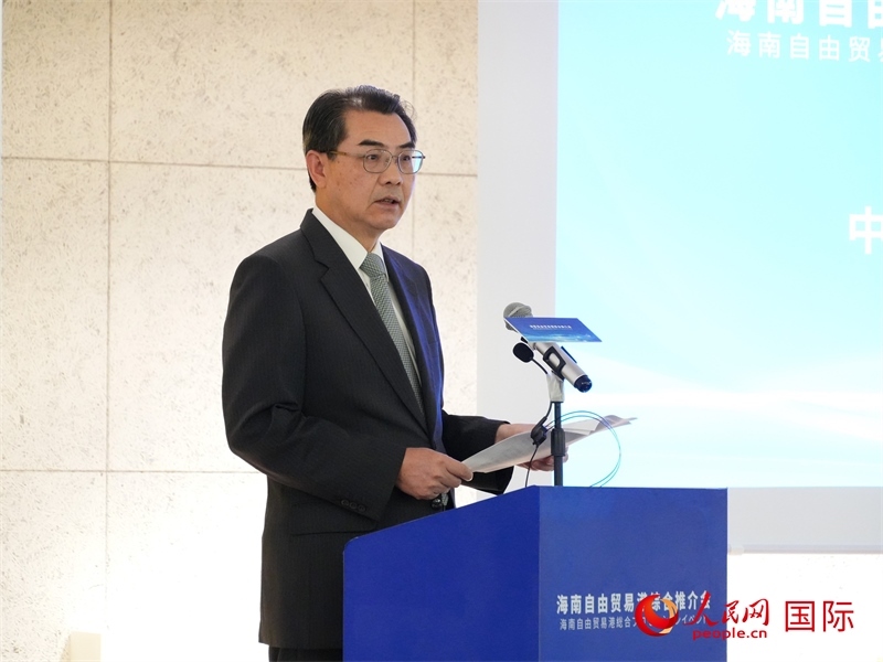 中國駐日本大使吳江浩致辭。人民網(wǎng) 許可攝