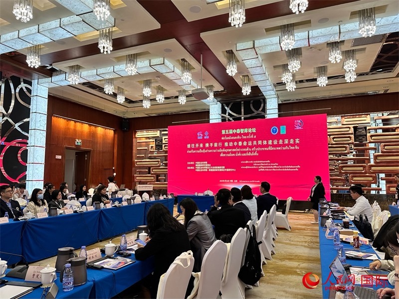 第五屆中泰智庫(kù)論壇現(xiàn)場(chǎng)。人民網(wǎng) 孫書(shū)宇攝